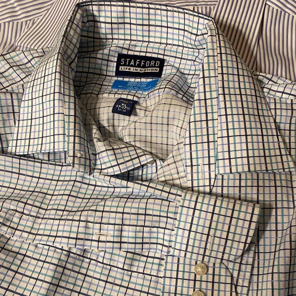 Stafford XL long sleeve dress shirt